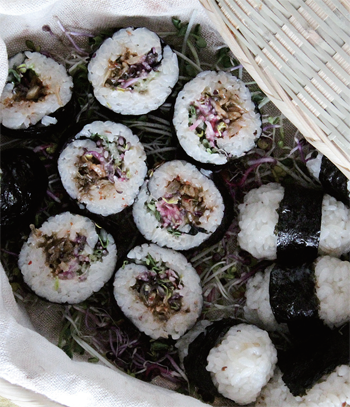 새싹 김밥