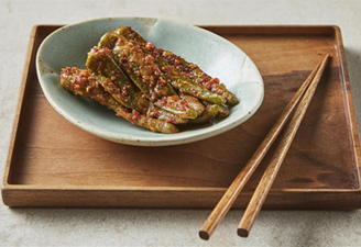 우리밀가루 고추찜 무침