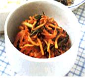 배 말랭이 김치