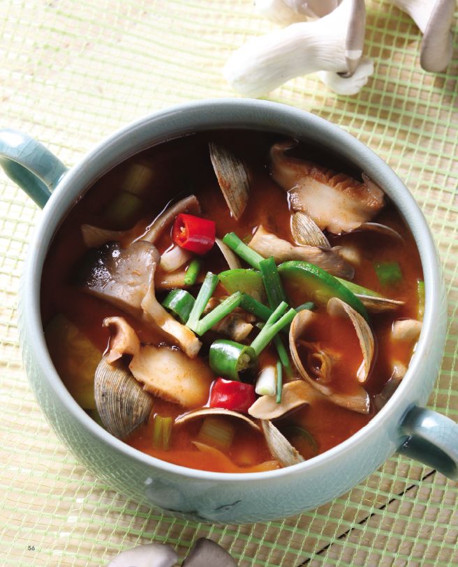 버섯고추장찌개