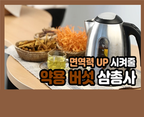 [썸네일 이미지] 면역력 높여주는 약용버섯 삼총사!