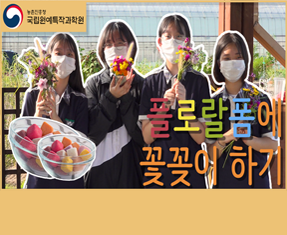 [썸네일 이미지] 플로랄폼에 꽃꽂이 하기