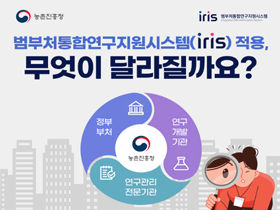 [썸네일 이미지] 범부처 통합연구지원시스템(iris)적용, 무엇이 달라질까요? 