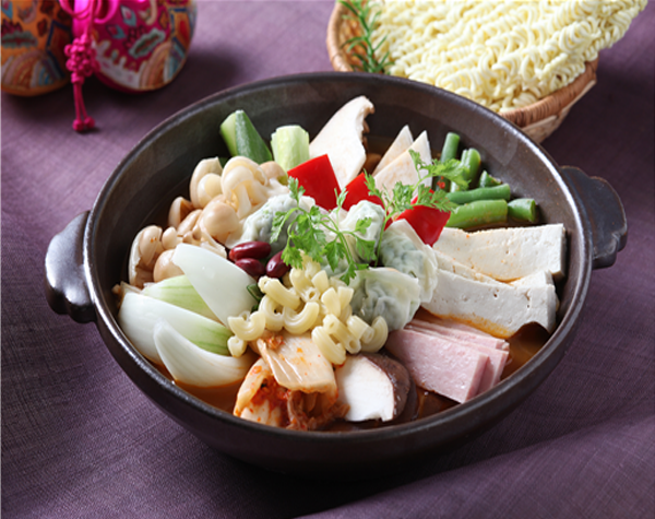잣버섯부대찌개
