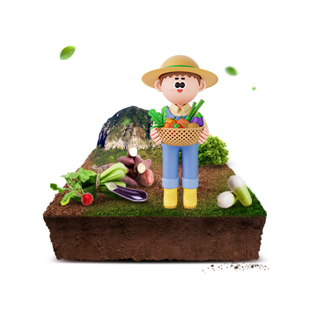 신선한 우리농산물 수확