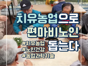 [썸네일 이미지] 치유농업으로 편마비노인 돕는다