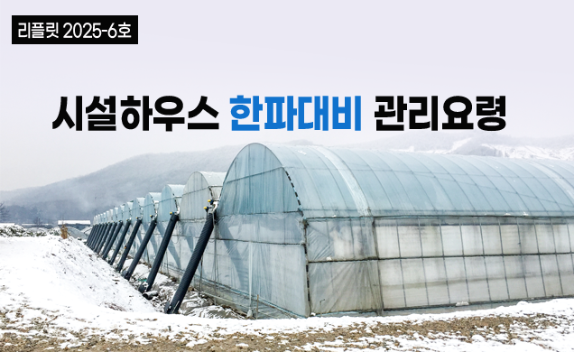 리플릿 2025-6호 시설하우스 한파대비 관리요령 
