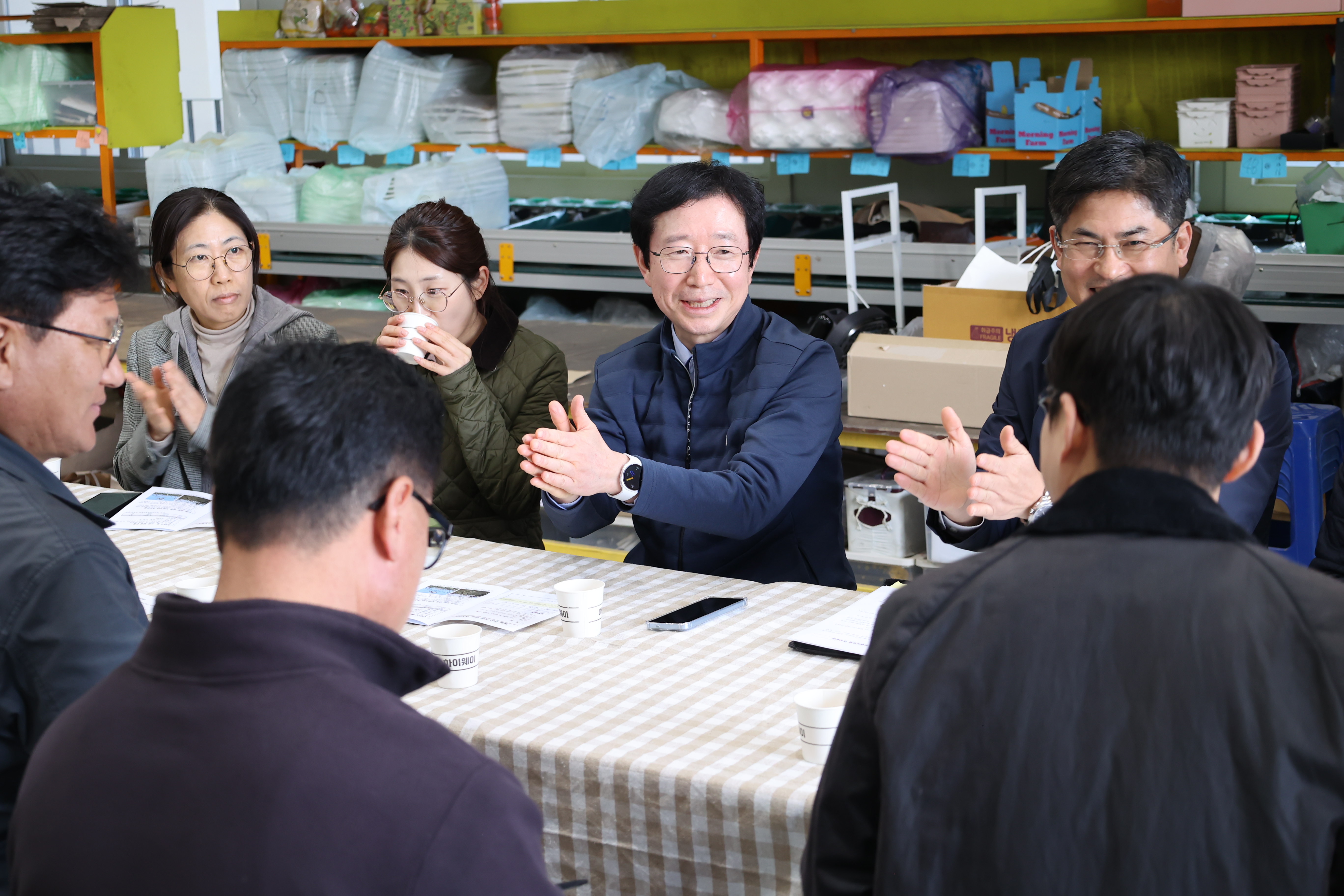 배 개화기 저온피해 현장 방문 