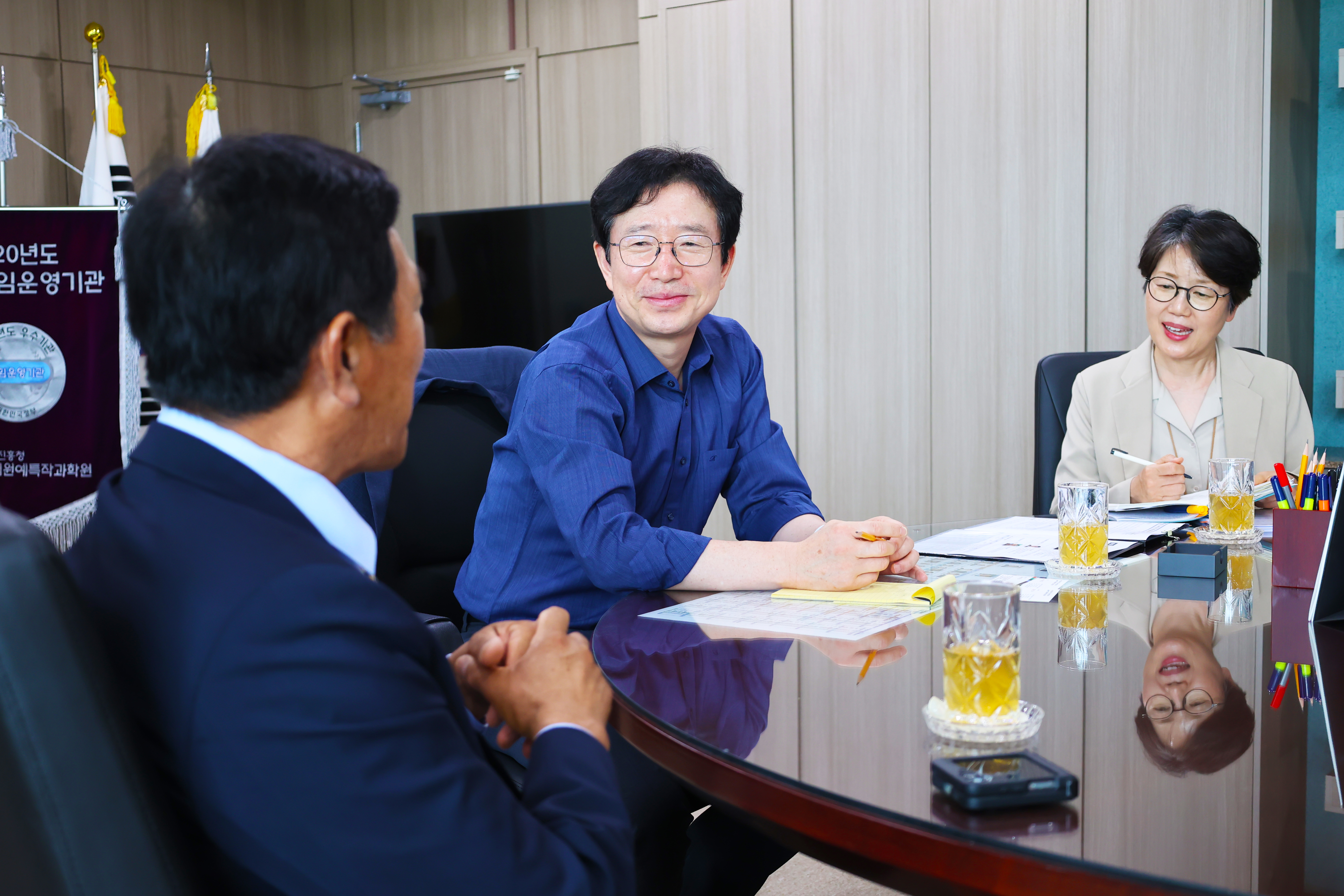 화훼 관련 협회장 간담회&한국포도회 임원진 면담 