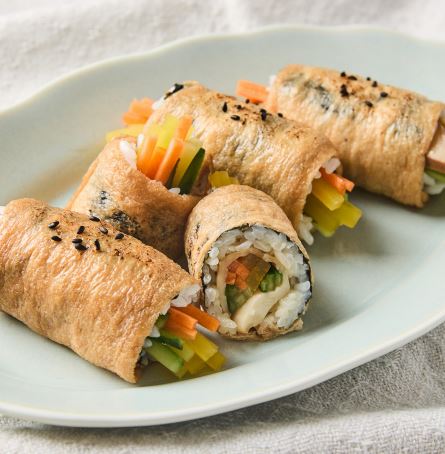 버섯유부말이밥 