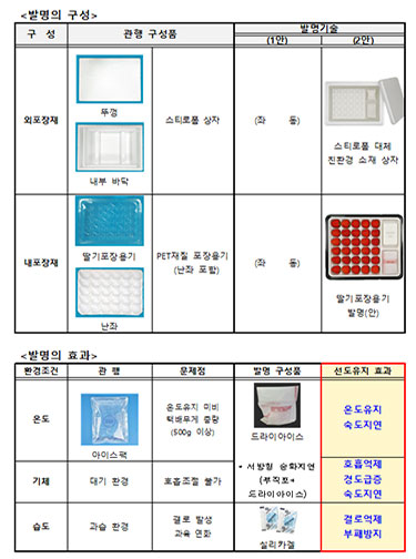 딸기 선도유지기술 적용